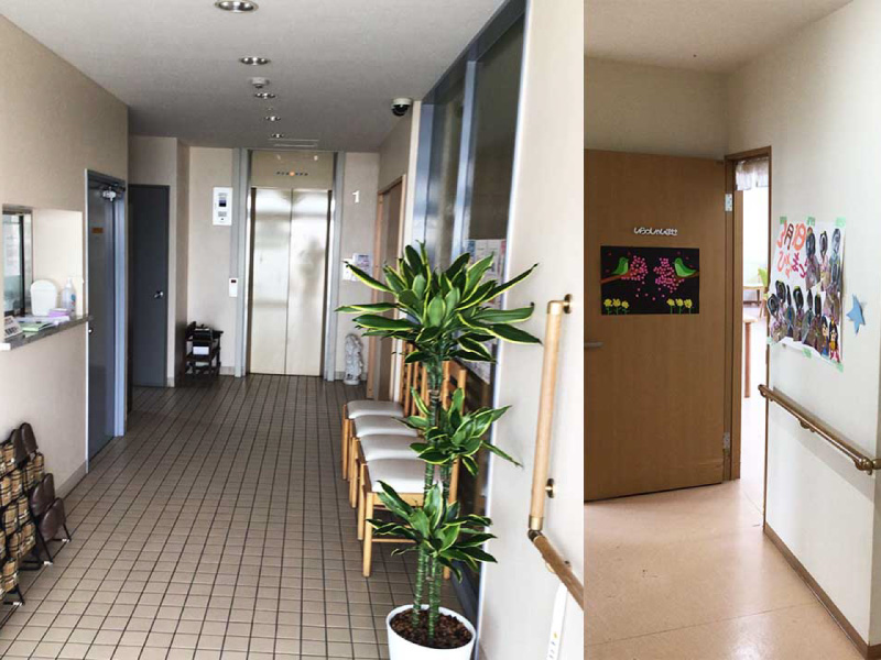 受付・エレベータ